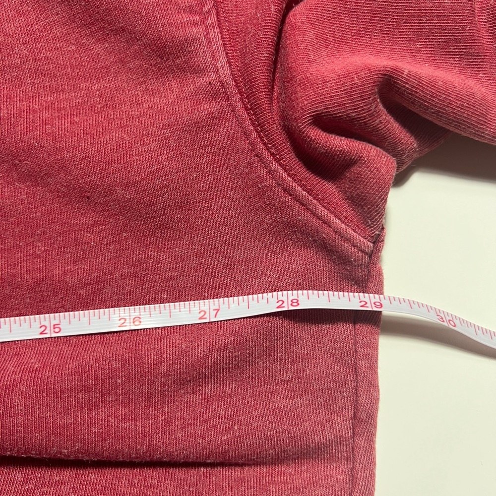 NWT SF 49ers Fanatics Women’s Hoodie 2XL Oversized Washed Red NFL V-Neck - Picture 10 of 11